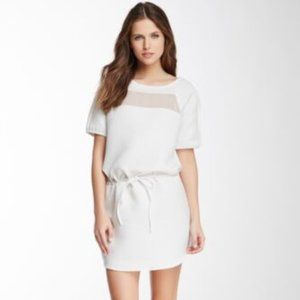 W118 Walter Baker Ivory Everett Quilted Dress XS